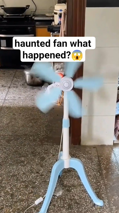 what's wrong with the fan?😱 #fan #funnyvideos #funnyshorts #hauntedfan #fanfun