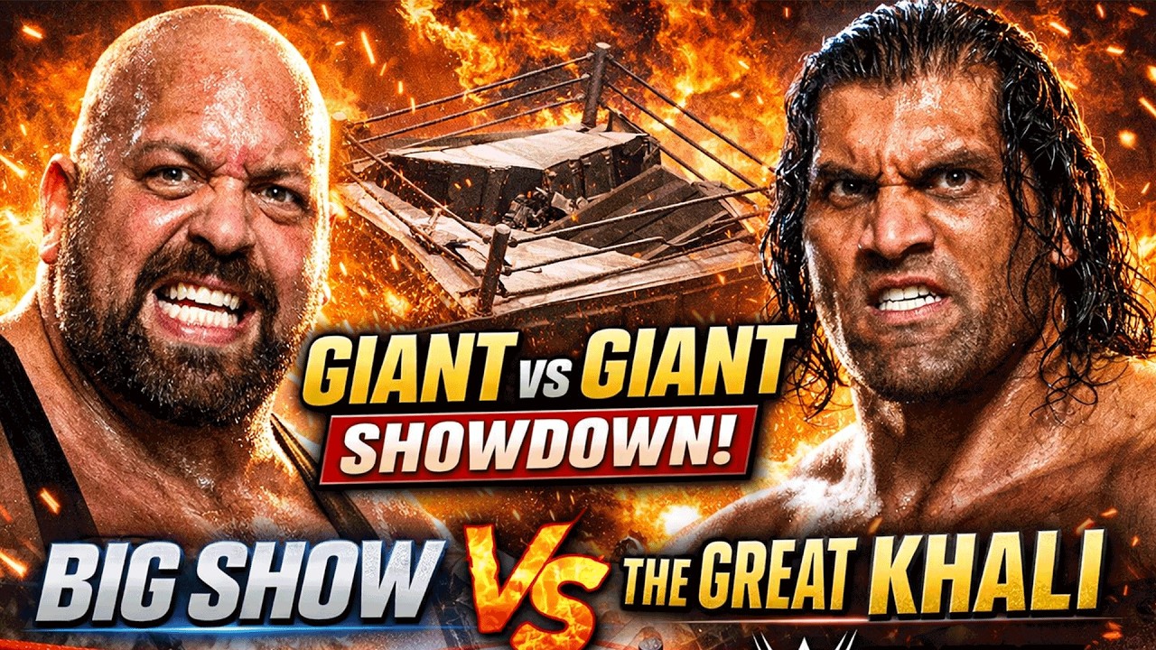 Big Show Faces Great Khali – Ring Breaking Match! | WWE 2K25