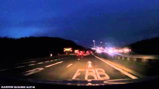 Forth road bridge 1st day after closure/reopened