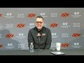 Kenny Gajewski Previews 2026 Softball Season - Oklahoma State Softball Media Day (1-28-2026)