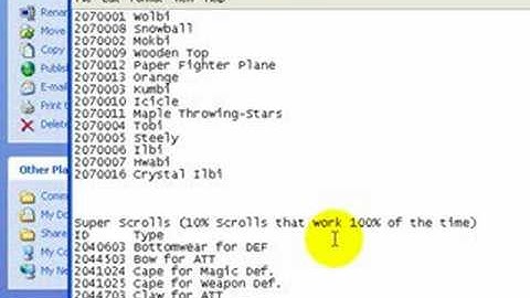 MapleStory V55 GM Commands
