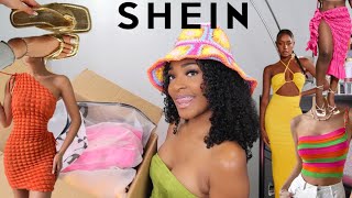 #SHEIN SUMMER VACATION TRY ON HAUL 2023☀️ (dresses, purses, tops , skirts, sandals) | Eva Williams