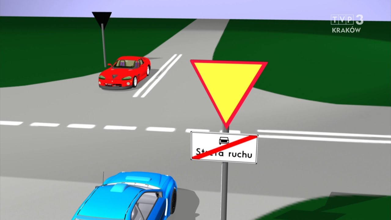 Skręt W Lewo Na Skrzyżowaniu Równorzędnym