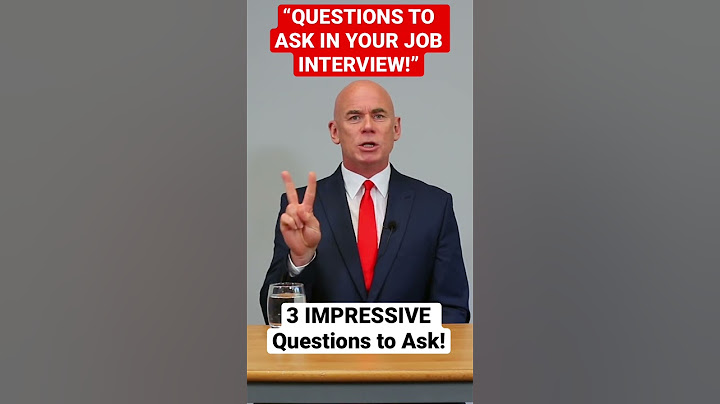 3 QUESTIONS TO ASK IN YOUR NEXT JOB INTERVIEW! #shorts