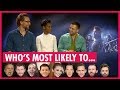 Tom Hiddleston Leads Avengers Playing "Who's Most Likely"
