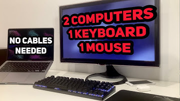 Use ONE Mouse and Keyboard With Two Computers Wirelessly! (Barrier KVM)