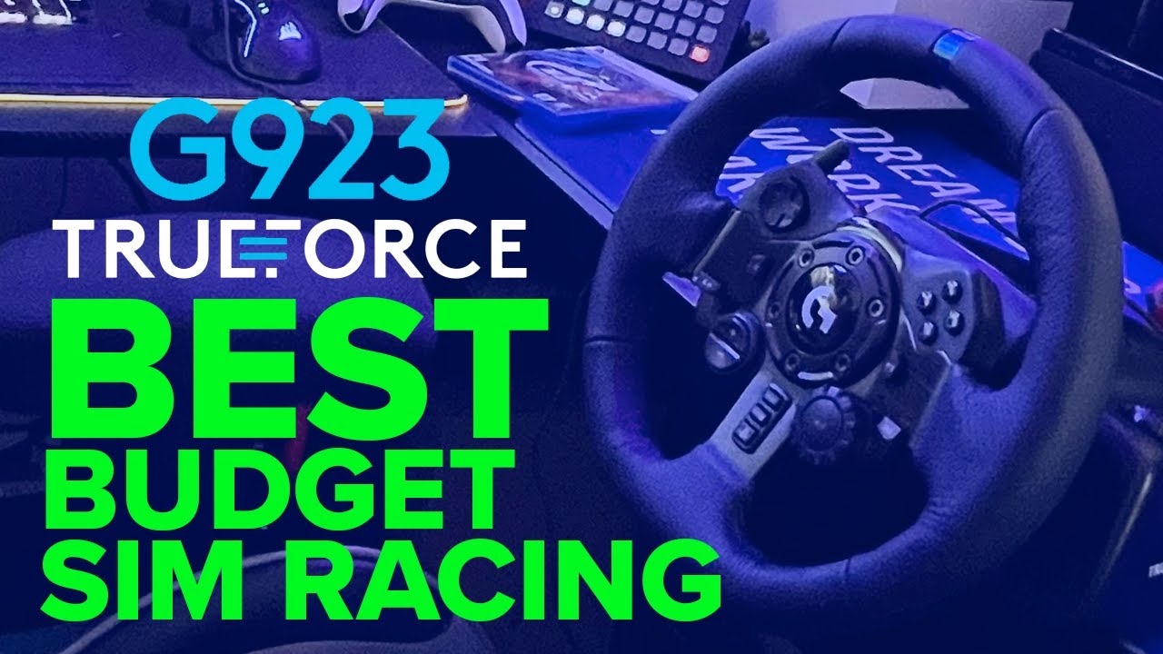Buy the Logitech G923 TrueForce Sim Racing Wheel For Playstation 4