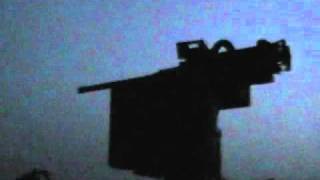 M2 machine gun on a CROWS
