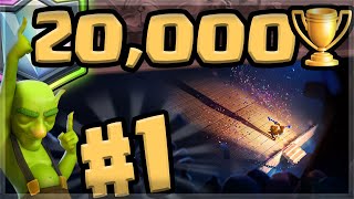 #1 Player with World Record   20199 TROPHIES  (Clash Royale)