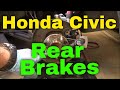 Honda Civic Rear Brake Pads and Rotor Replacement (2006-2011)