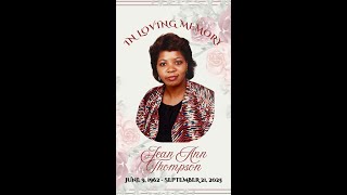 Celebrating The Life Of Jean Ann Thompson