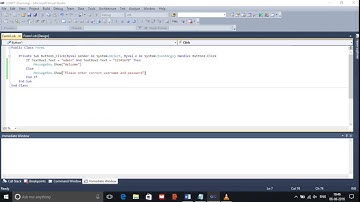 How to create a simple login form using vb.net