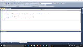 How to create a simple login form using vb.net
