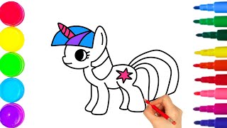 how to draw and paint a my little pony twilight sparkle#134