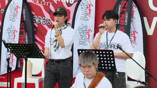 古巨基+Ninetymusic90《自我安慰/騷靈情歌》@ 尖沙咀海運大廈露天廣場Music Panda Busking2025.10.12