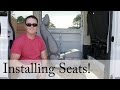 How to build a Campervan: Part 7 - Seat Install Video How to build a Campervan: Part 7 - Seat Install Video