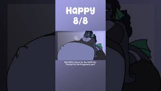 Have a pregnant sea-serpent, Happy 8/8 ^^ #animation #furry #vore