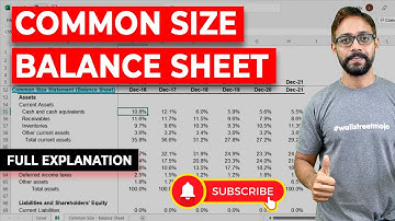 Common Size Balance Sheet - Formula, Calculations (Step by Step)