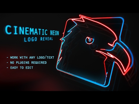 Cinematic Neon Logo | After Effects template - YouTube