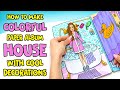 DIY Coolest Paper Doll House In Album || FUN AND EASY CRAFTS!