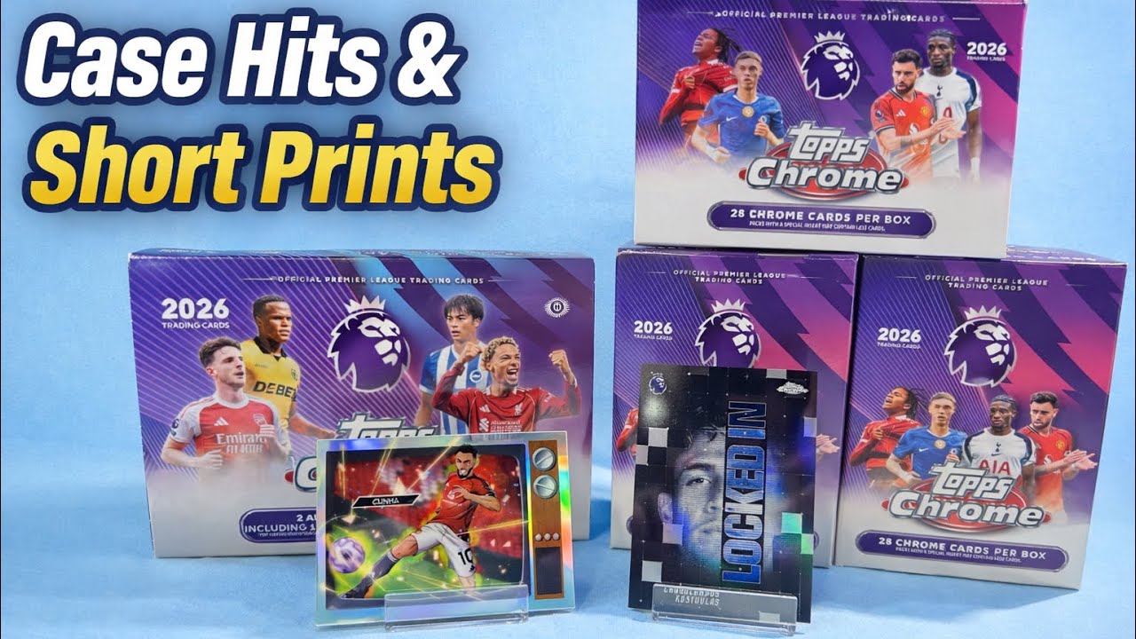 【サッカーカード開封】Delight BOX GB大当たり！Value BOX 3箱開封｜2026 Topps Chrome EPL【Anime&Case hit】