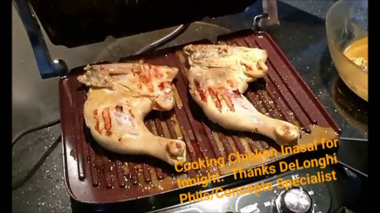 Chicken Inasal with DeLonghi 3in1 Electric Indoor Grill CGH 902C