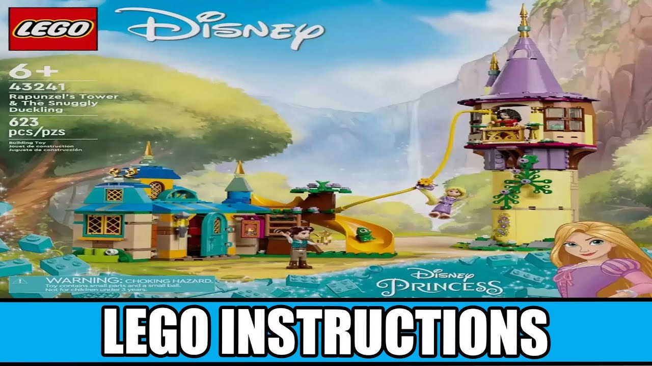 Disney - Rapunzel's Tower & The Snuggly Duckling LEGO instructions