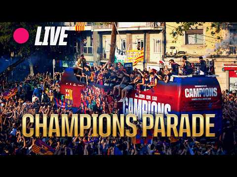 LIVE FC BARCELONA VICTORY PARADE 2025/26