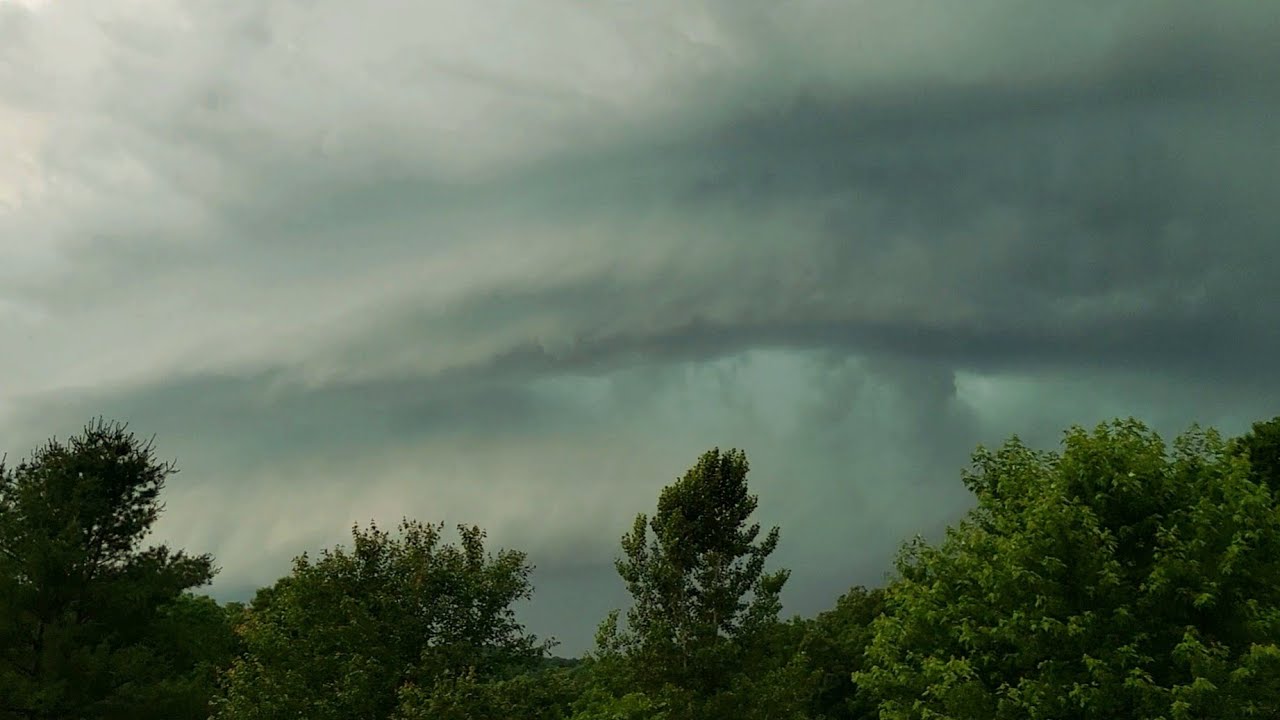 supercell storm in Ohio