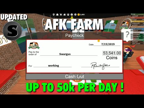 HOW TO AFK FARM MONEY on Work at a Pizza Place ! Roblox (Updated)