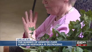 Number of assisted-care homes in Nebraska decreasing