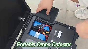 45mhz-6000mhz coverage anti drone detection system for pilot positioning detection
