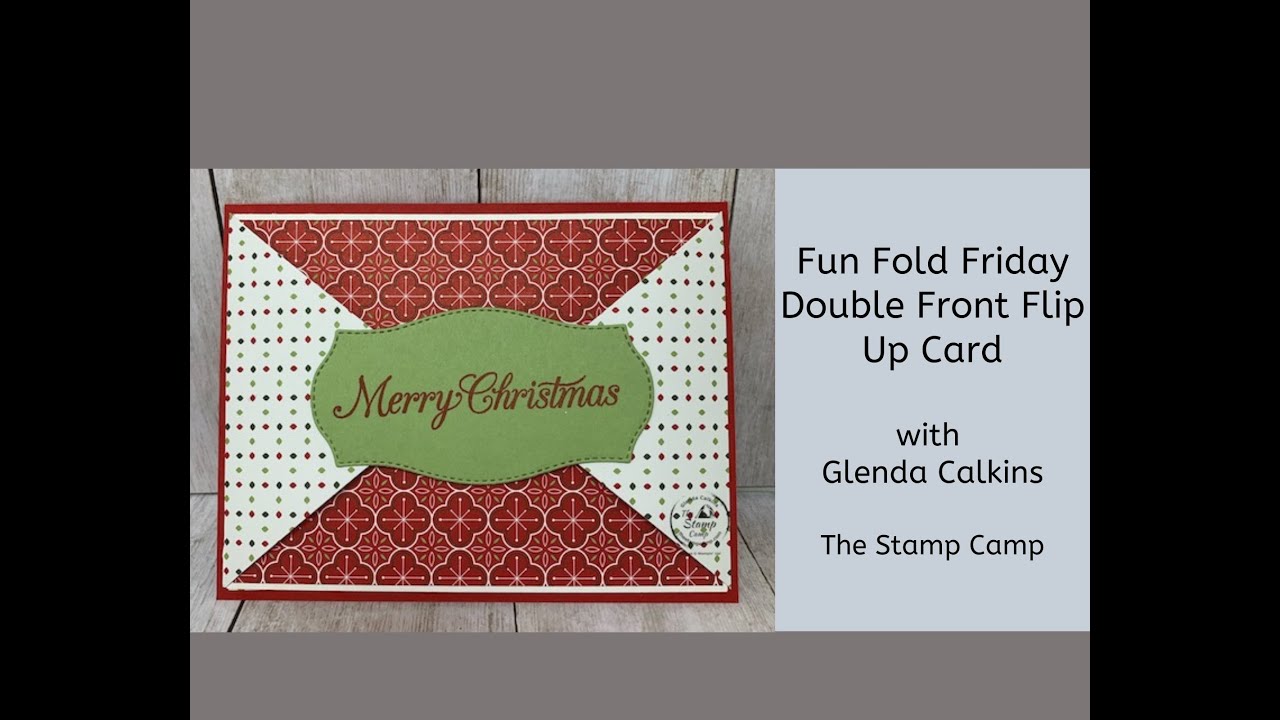 Fun Fold Friday - Double Front Flip Up Card - YouTube
