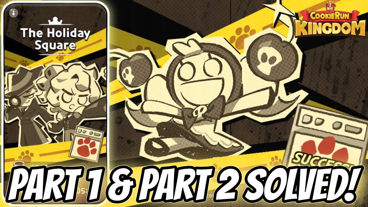 The Holiday Square Part 1 & Part 2 ALL SCENE SOLVED! - YouTube