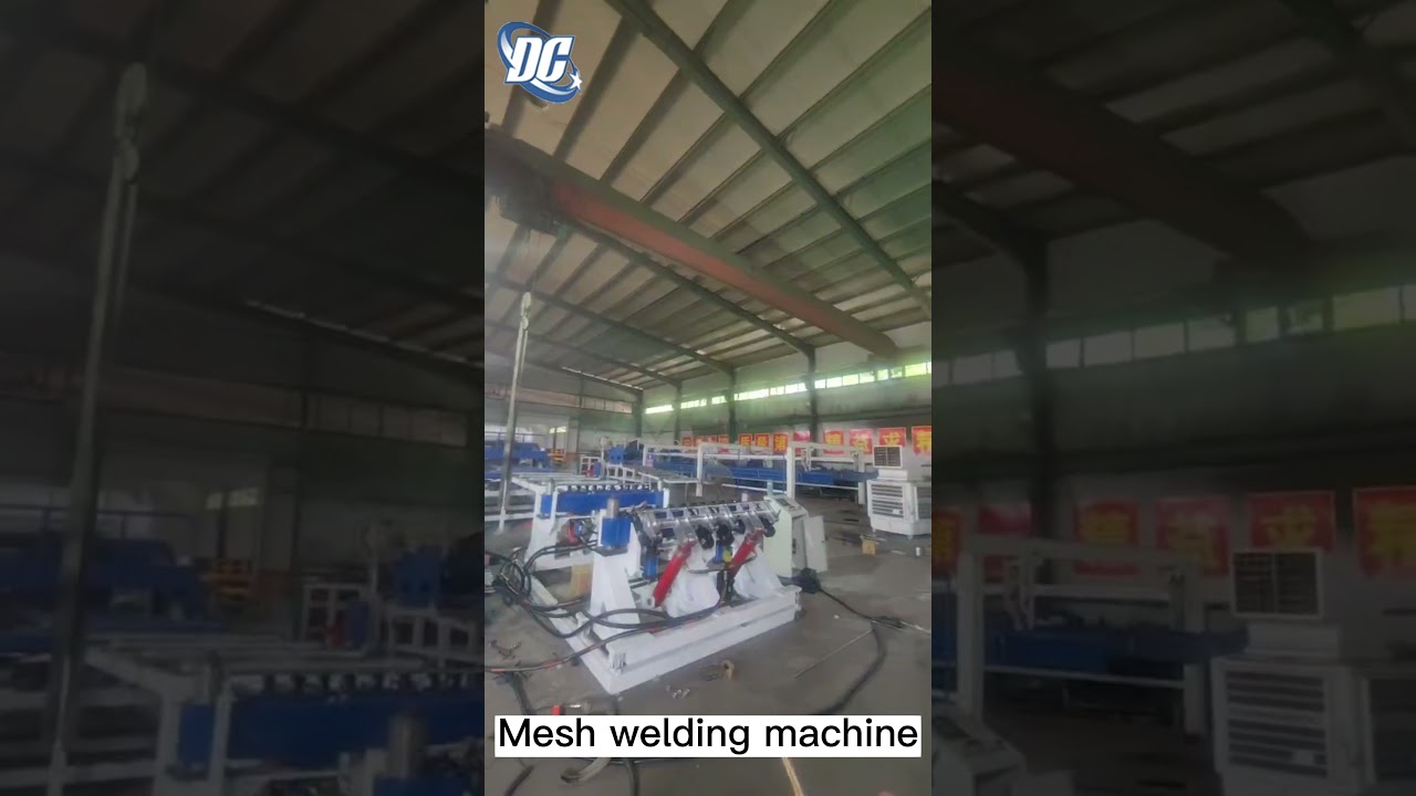 Dechen wire mesh welding machine factory mesh panel line manufacture 