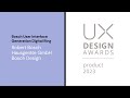 Meet the winners ux design award  product 2023 bosch user interface generation digital ring