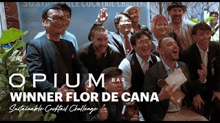 Winner of Thailand Grand Final (Opium Bar) Flor de Caña Rum Sustainable Cocktail!