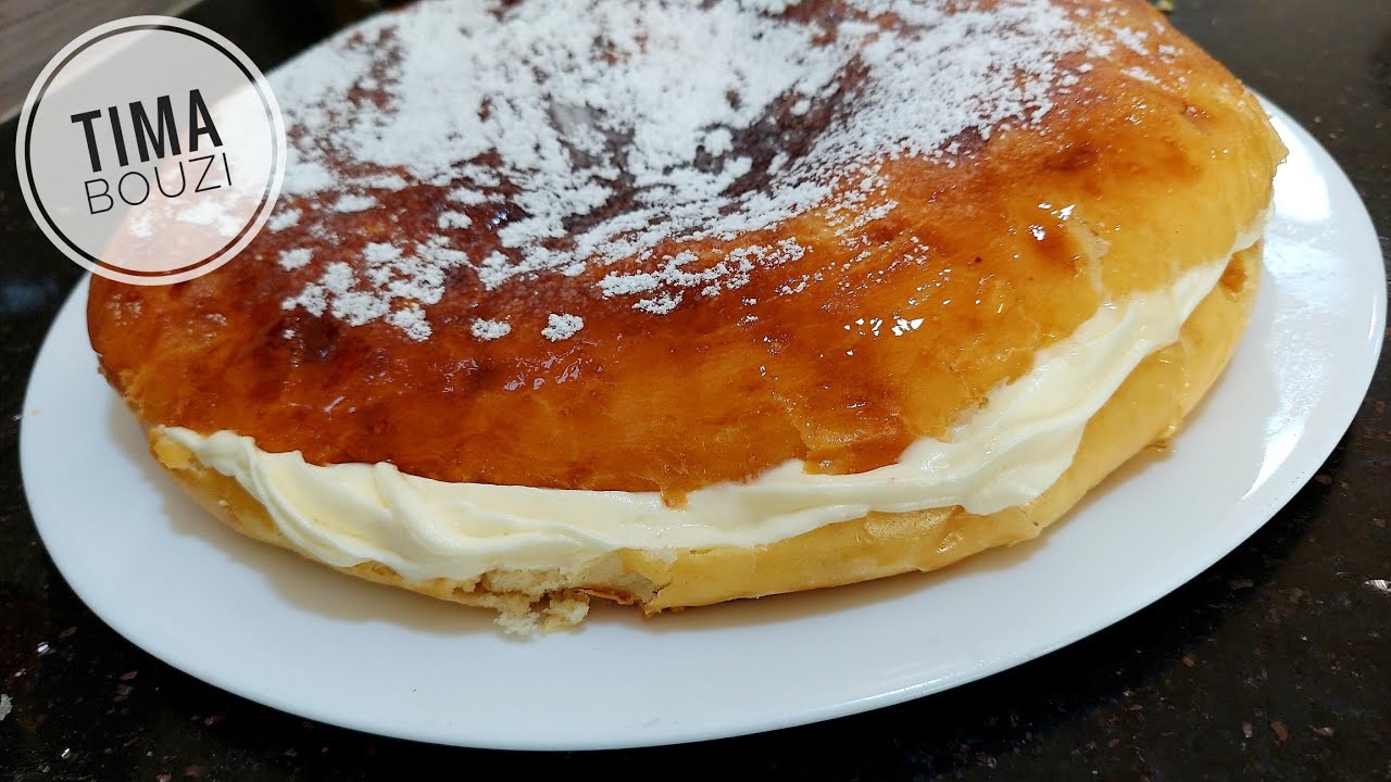 لامونة خفيفة ريشة بعجينة قطنية ❤️ وكريمة بنينة بذوق الليمون. من أروع ما يكون ❤️ lamouna