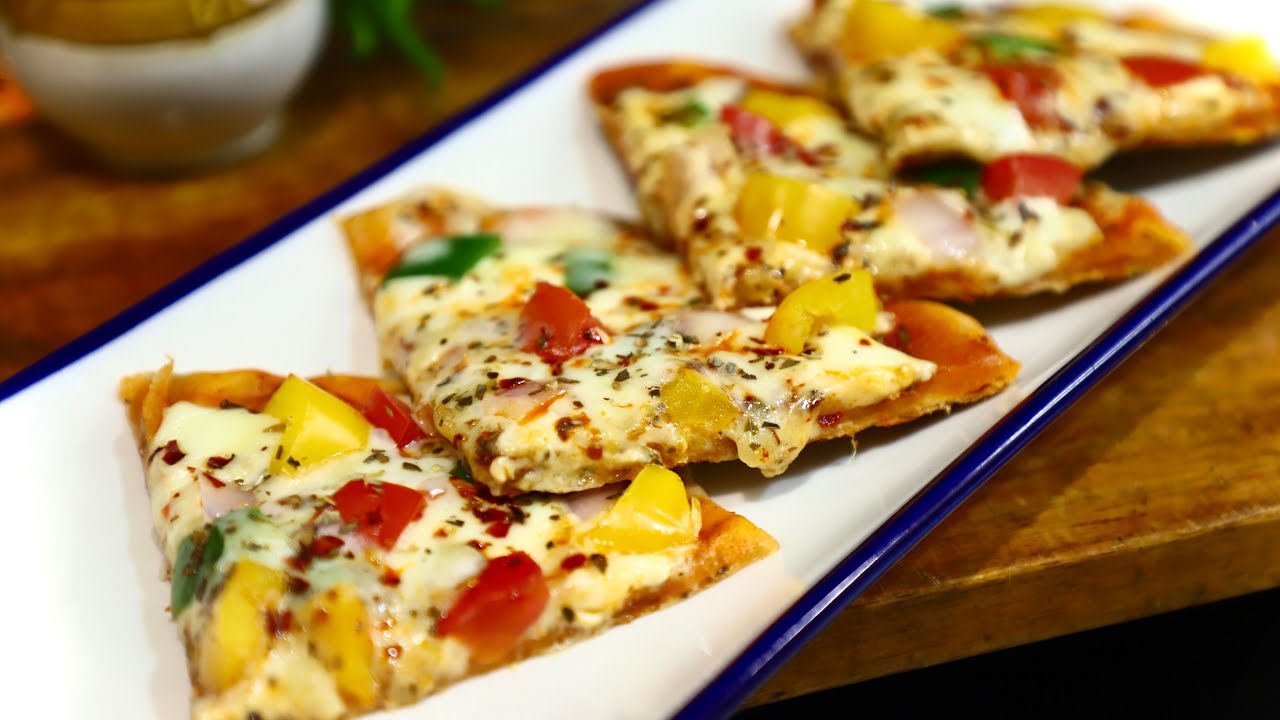 সন্ধ্যা তে বাচ্চাদের অল্প খিদে পেলে এই খাবার টা বানিয়ে দিতে পারেন || Rotizza/Pizza 