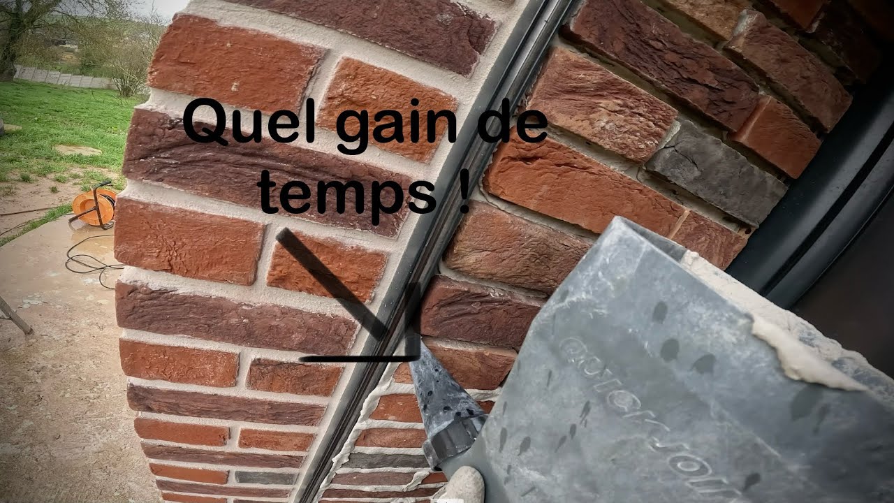 Comment faire des joints de briques avec l'applicateur Quickjoint - YouTube