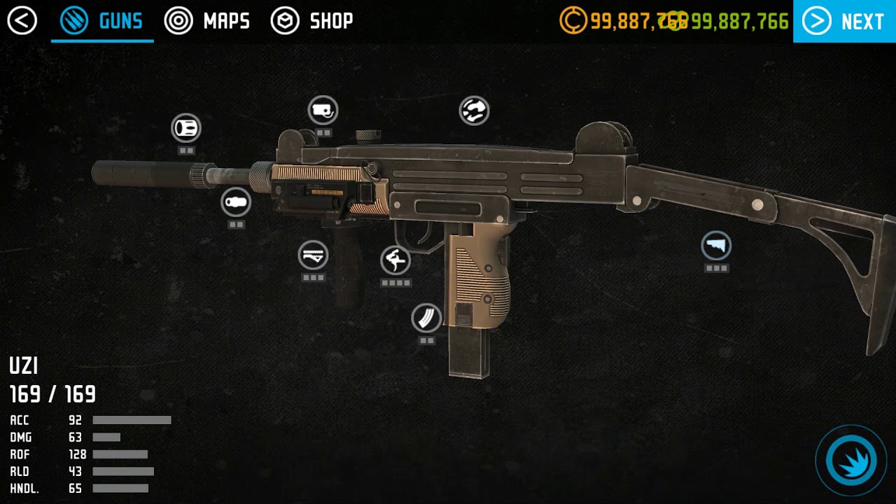 Gun Master 3 Zombie Slayer Upgrade UZI to MAXED OUT HD YouTube