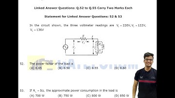 #2.31 & 32 NETWORK THEORY GATE 2012 (2+2 Marks)