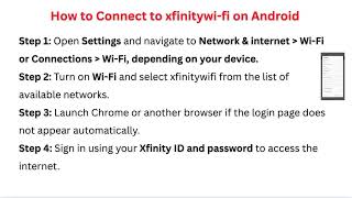 How to Connect to xfinitywifi on iPhone or Android - Xfinity Hotspot Setup Guide