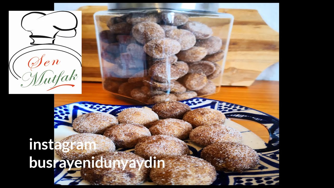 Ağızda kıyır kıyır dağılan enfes TARÇINLI KURABİYE TARIFI YouTube