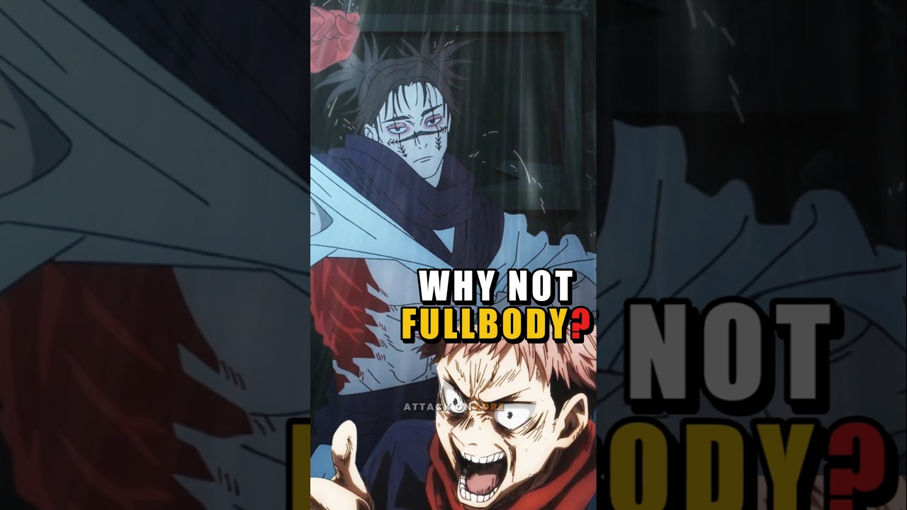 Why doesn't Chose make full body armor? #jjk #jujutsukaisen #shorts