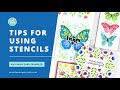 Tips for Using Stencils [Many Cards!]