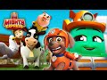 VERY Funny Farm Animals! Mighty Express Trains + PAW Patrol #18 | Mighty Express Official