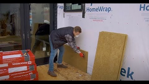 How to install continuous exterior insulation
