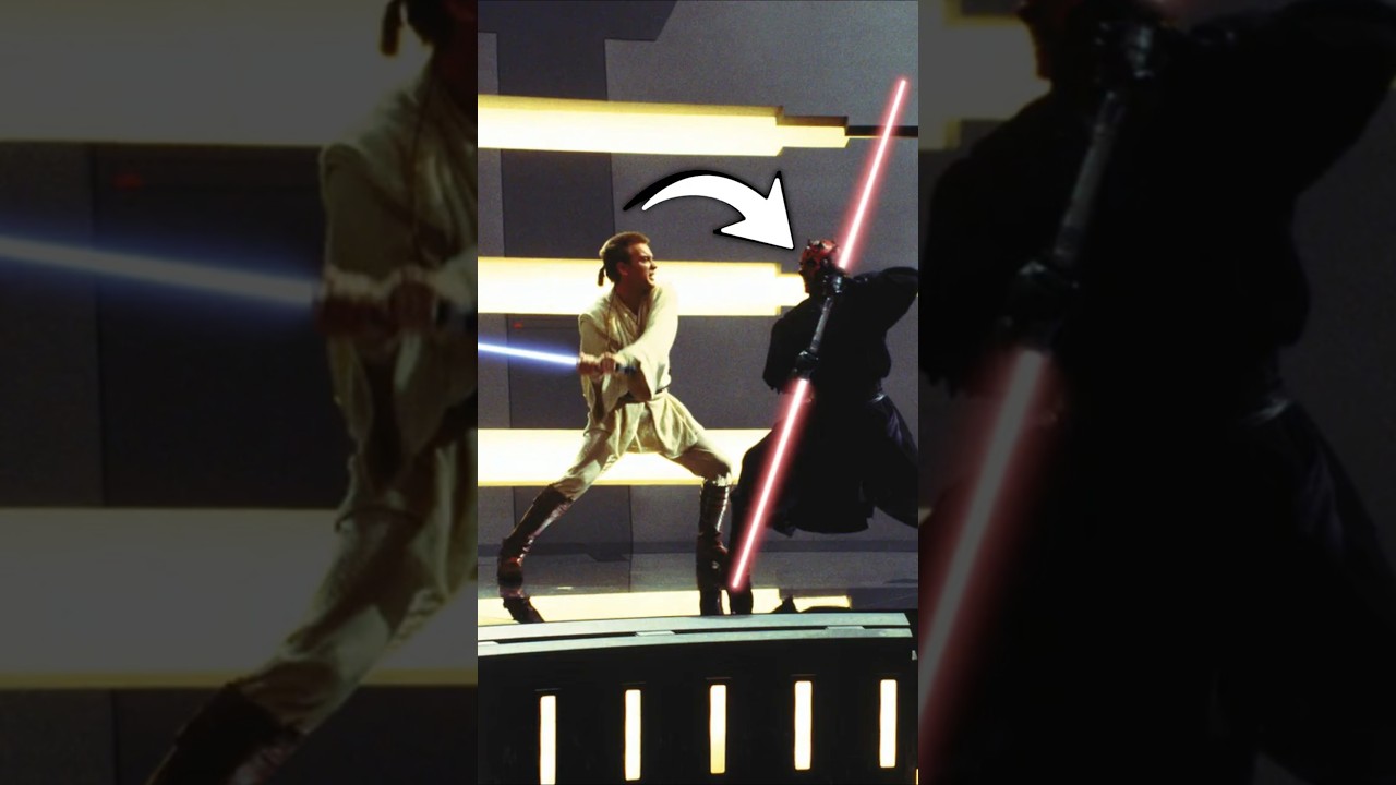 The REAL Speed of Obi-Wan vs Darth Maul
