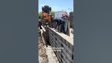How a House Concrete Foundation is Poured
